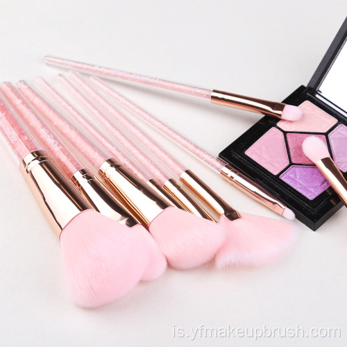 Pink Makeup Tól 10pcs gera upp bursta sett